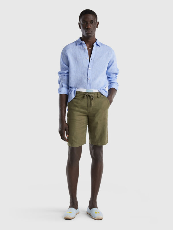 | Hombre Nueva Benetton Shorts Bermudas y 2024 Colección