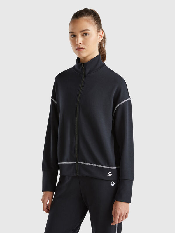 Sudadera fluida elástica Mujer