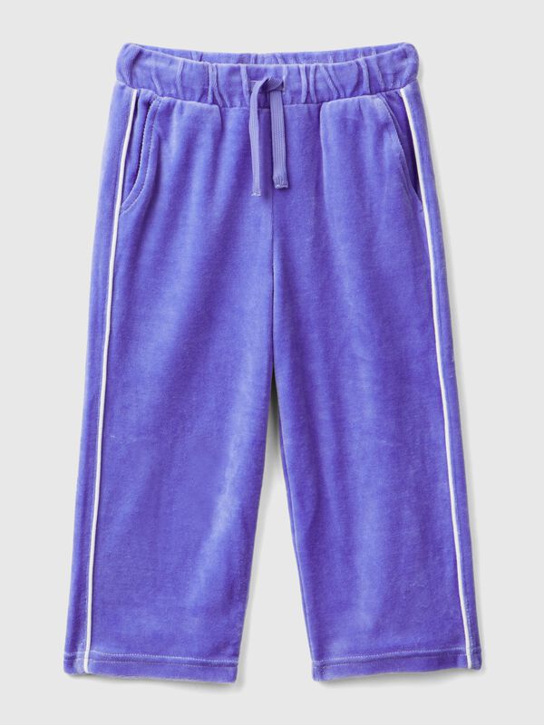 Pantalón de chenilla con logotipo Niña