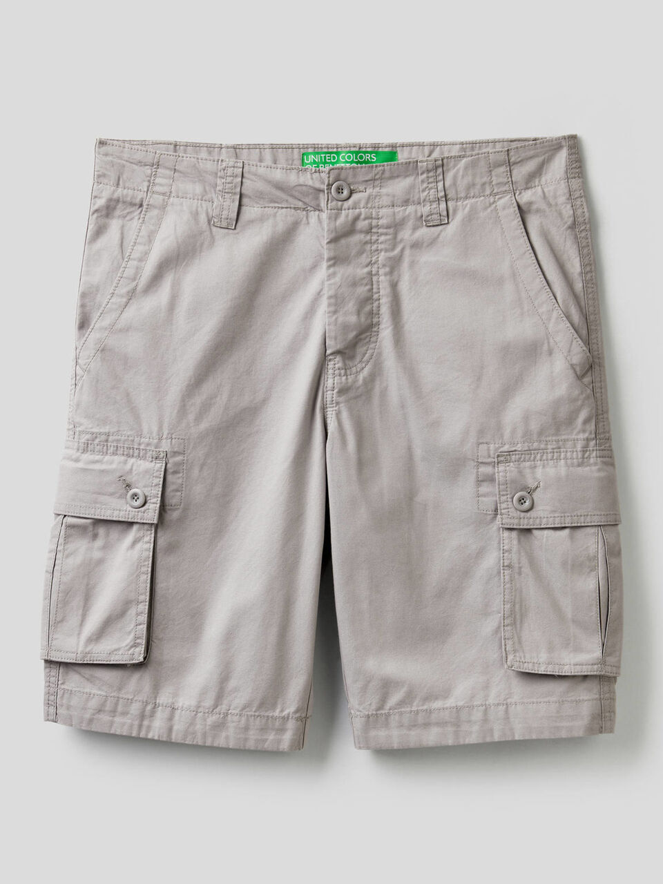 Bermudas cargo de 100% algodón image number 1