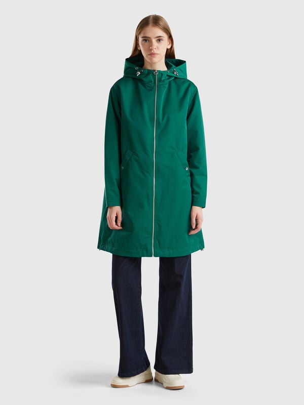 Cazadora impermeable de nailon Mujer