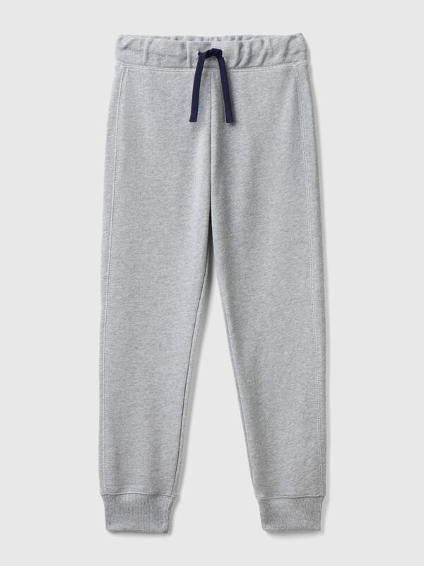 Pantalón de felpa con logotipo Niño