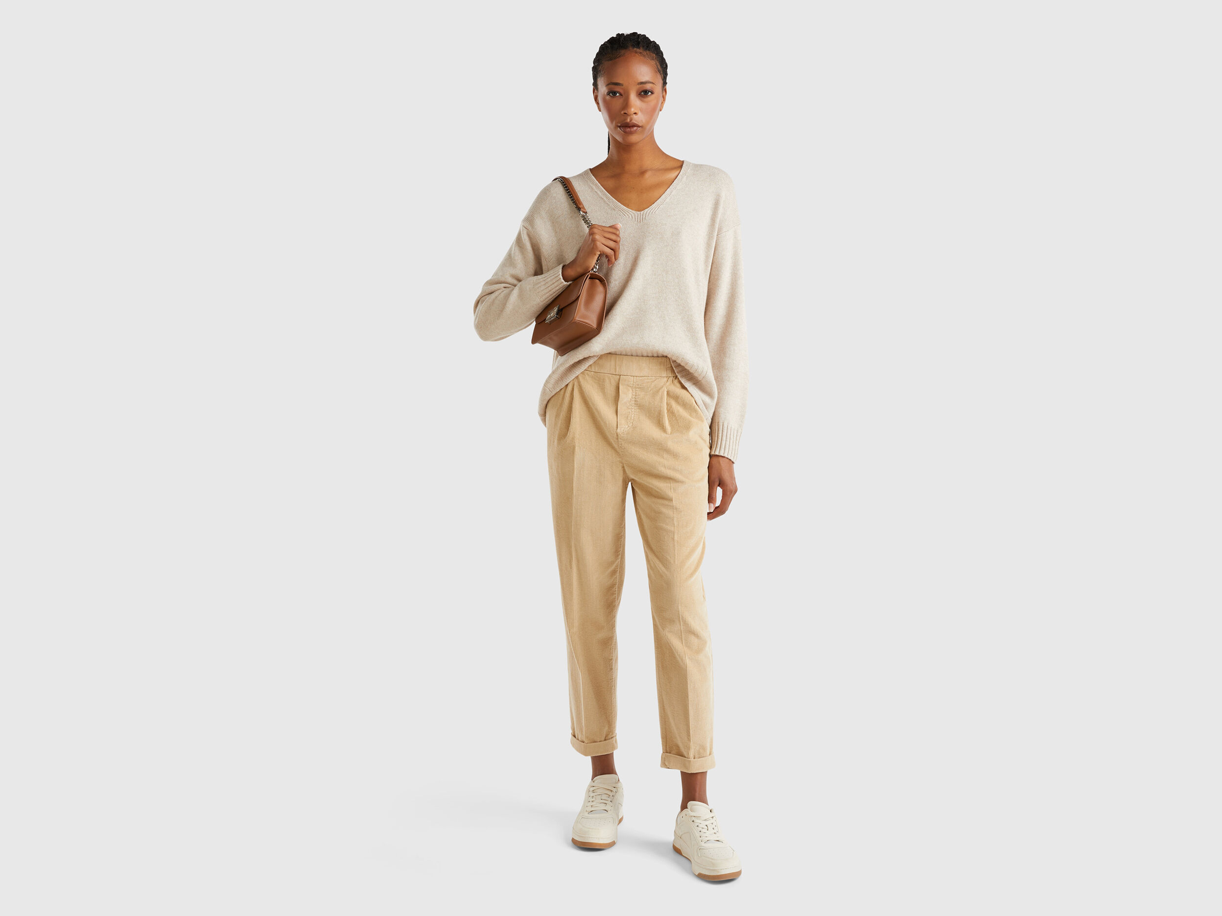 Pantalón tipo chino mujer outlet