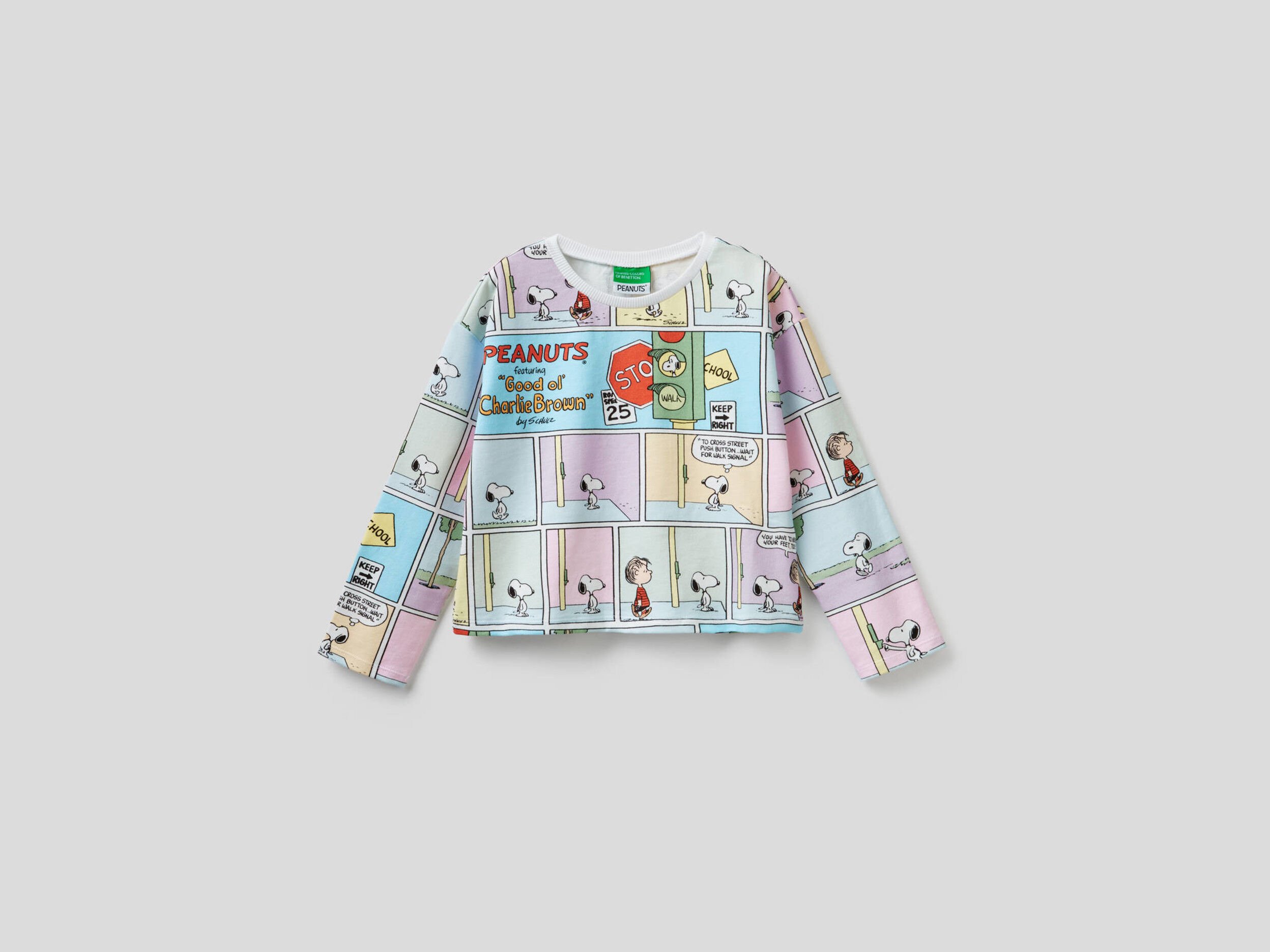 Sudadera ligera con estampado de cómic