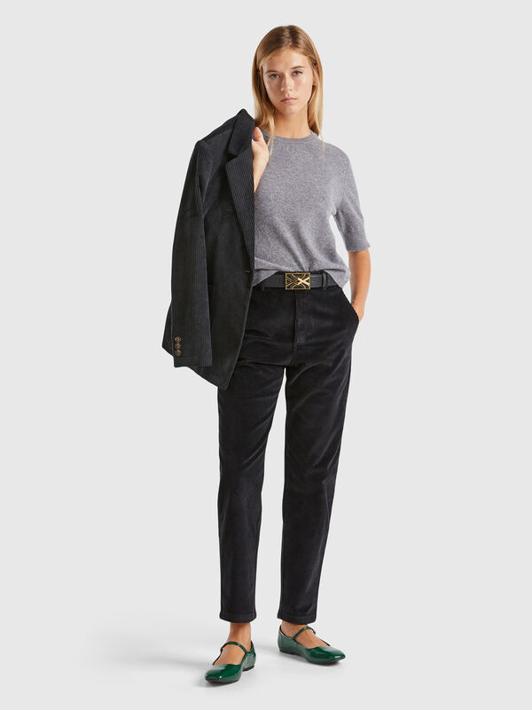 Pantalón holgado de pana Pantalón holgado de pana Mujer
