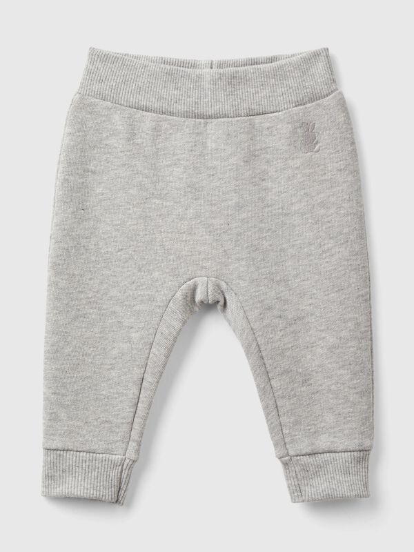 Pantalón de felpa de algodón orgánico Recién nacidos