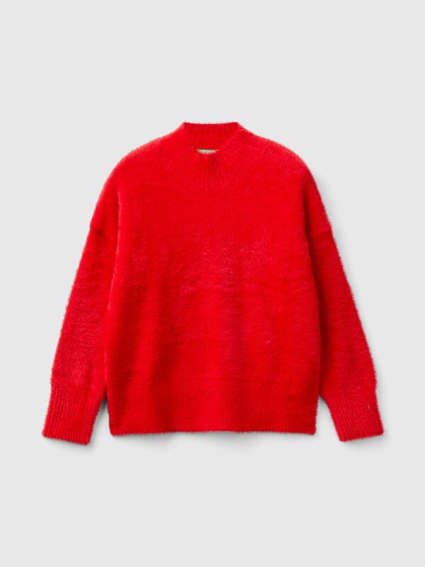 Jersey de tejido peludo Niña