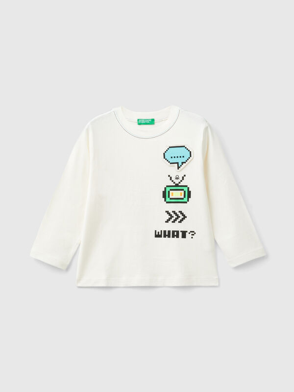 Camiseta gamer con aplicación Niño