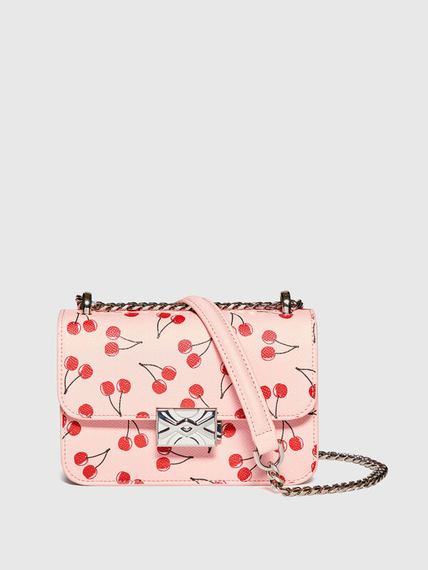 Be Bag pequeño rosa con cerezas Mujer