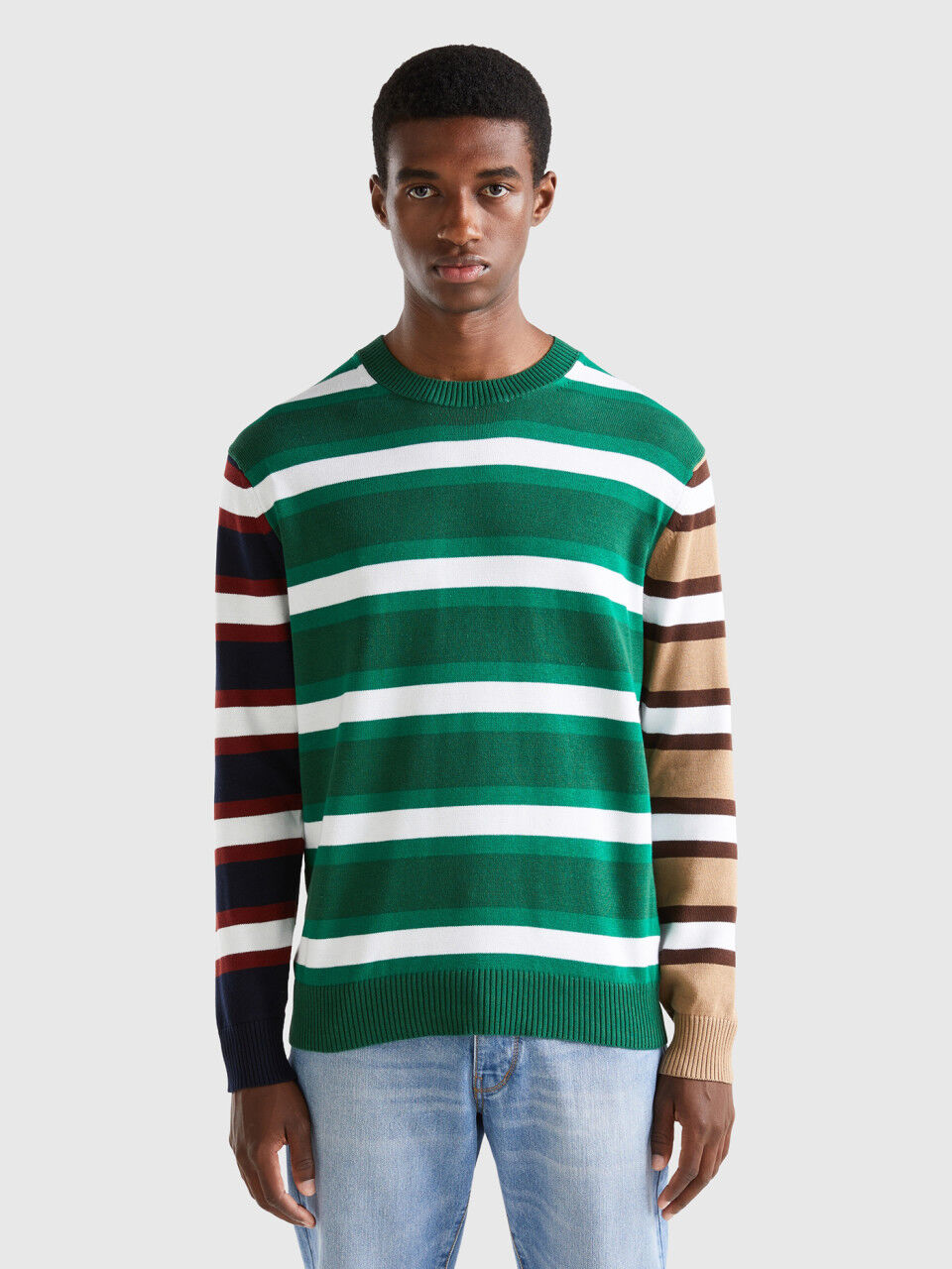 Jersey benetton hombre discount