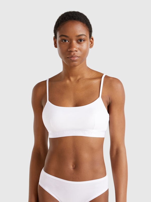 Sujetador brassiere de algodón elástico Mujer