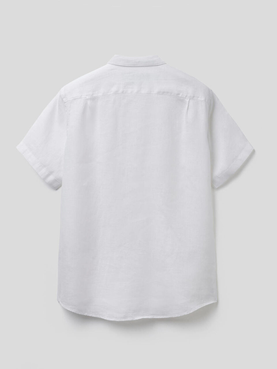 Camisa de manga corta de puro lino image number 2