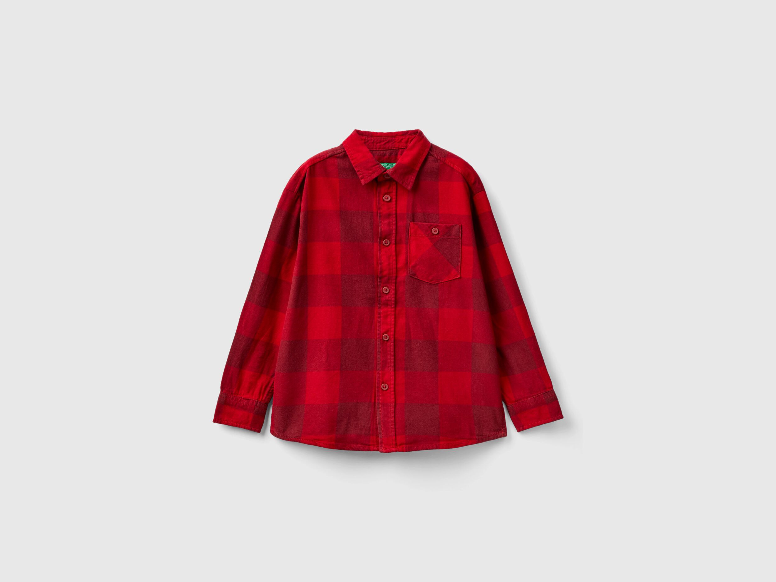 Camisa escocesa hombre roja hot sale