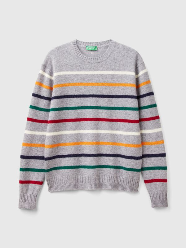 Jersey de pura lana Shetland Hombre