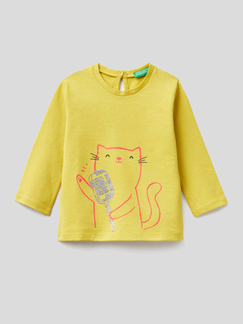Camiseta de manga larga de puro algodón orgánico image number 1