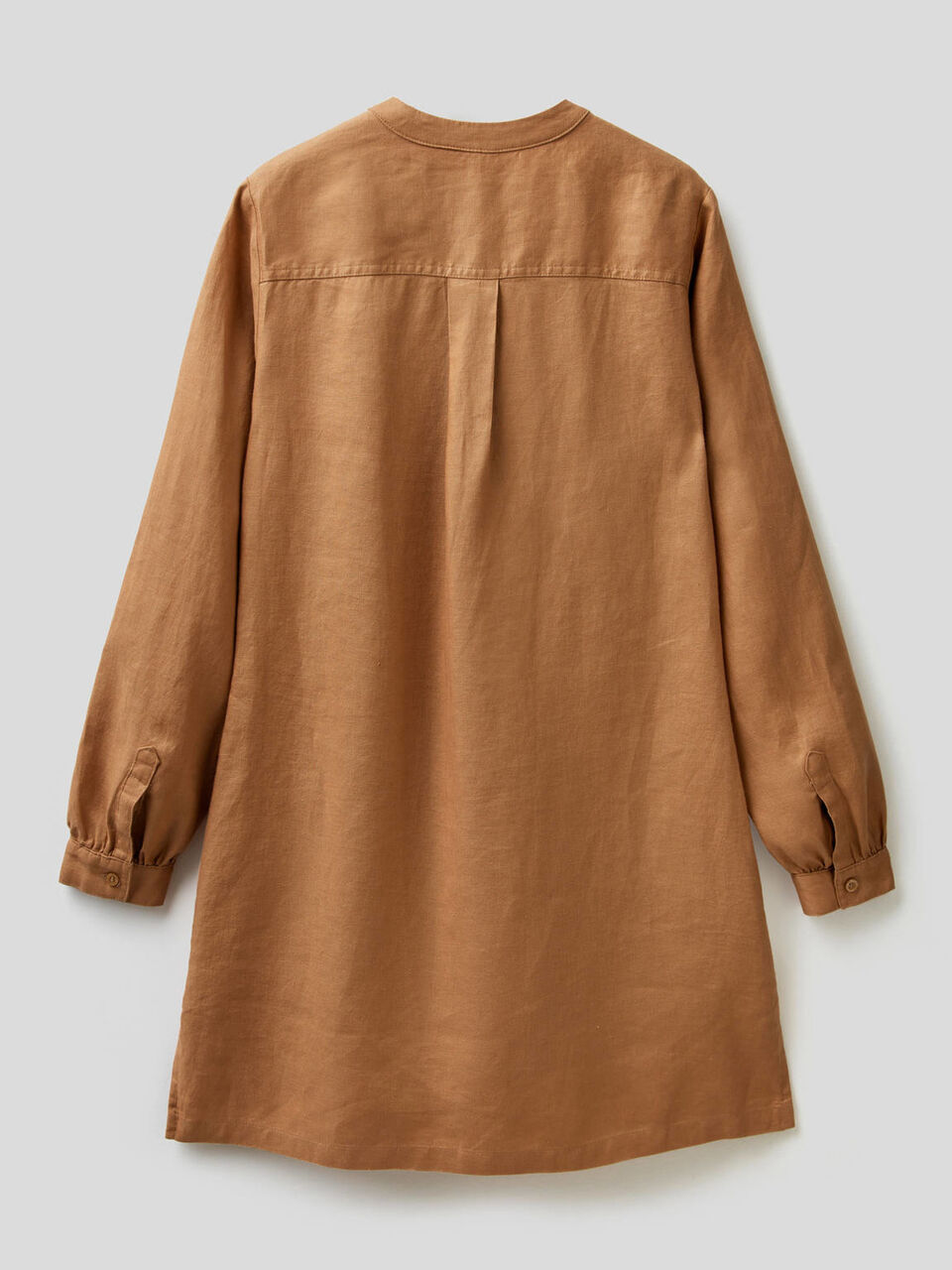 Vestido corto de 100% lino image number 2