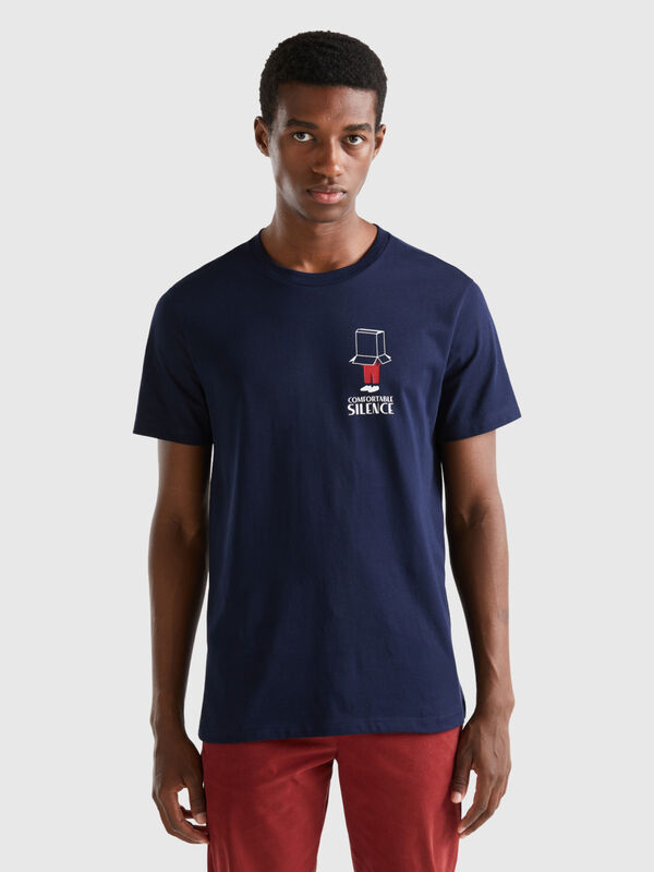 Camiseta de manga corta con estampado Hombre