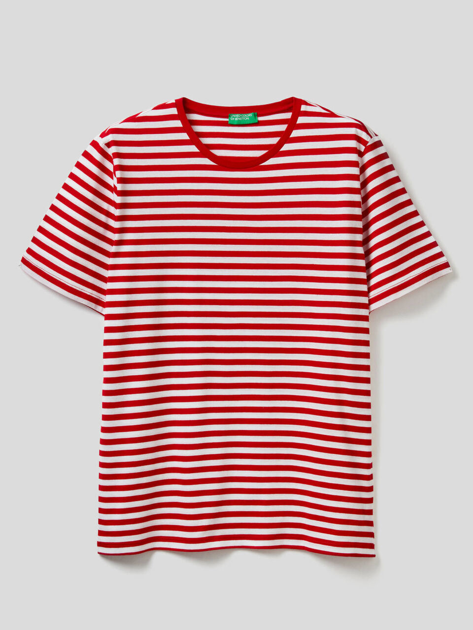 Camiseta de rayas de algodón 100 % Hombre image number 1