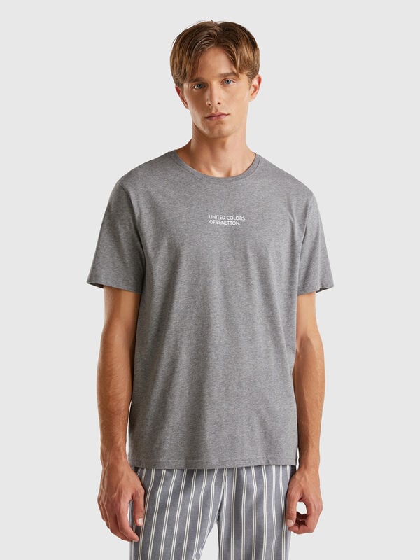 Camiseta con estampado de logotipo Hombre