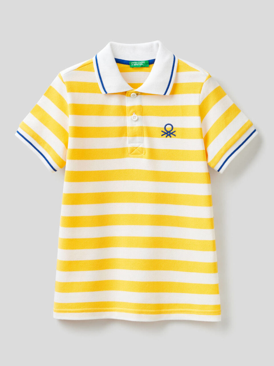 Polo de rayas de 100 % algodón image number 1