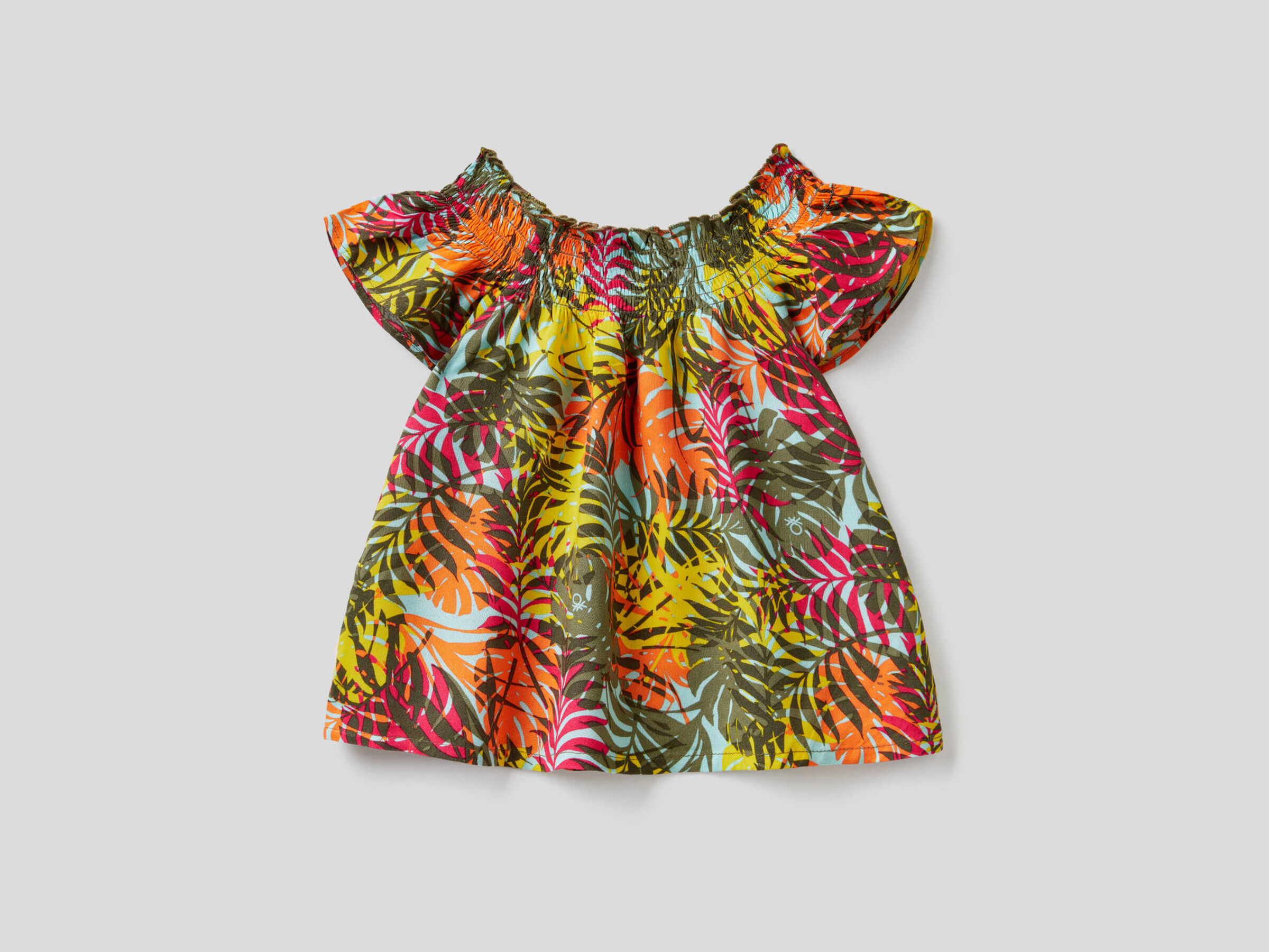 Blusa evasé estampada image number null