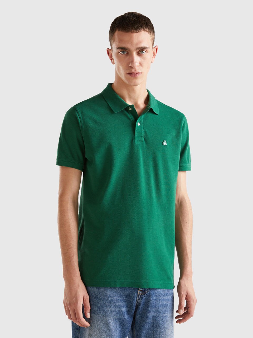 Polos benetton hombre best sale