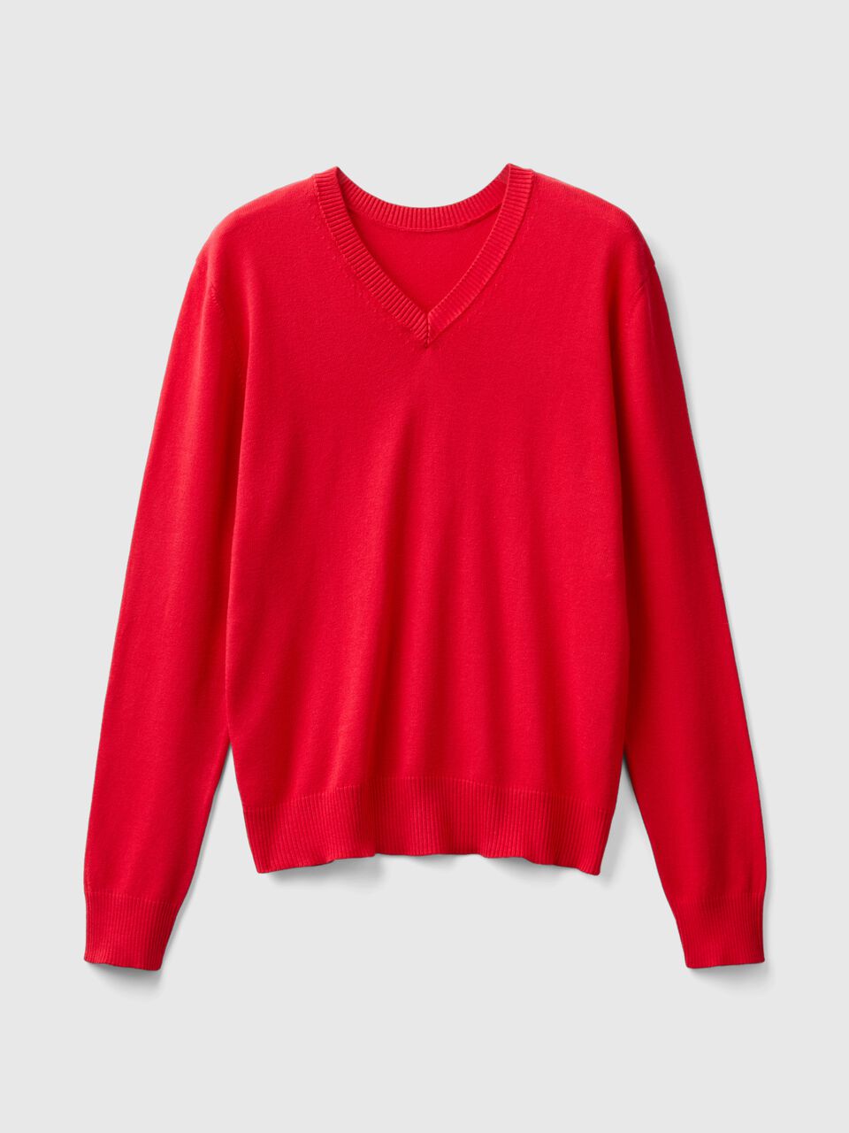 V NECK SWEATER L/S Mujer image number 1