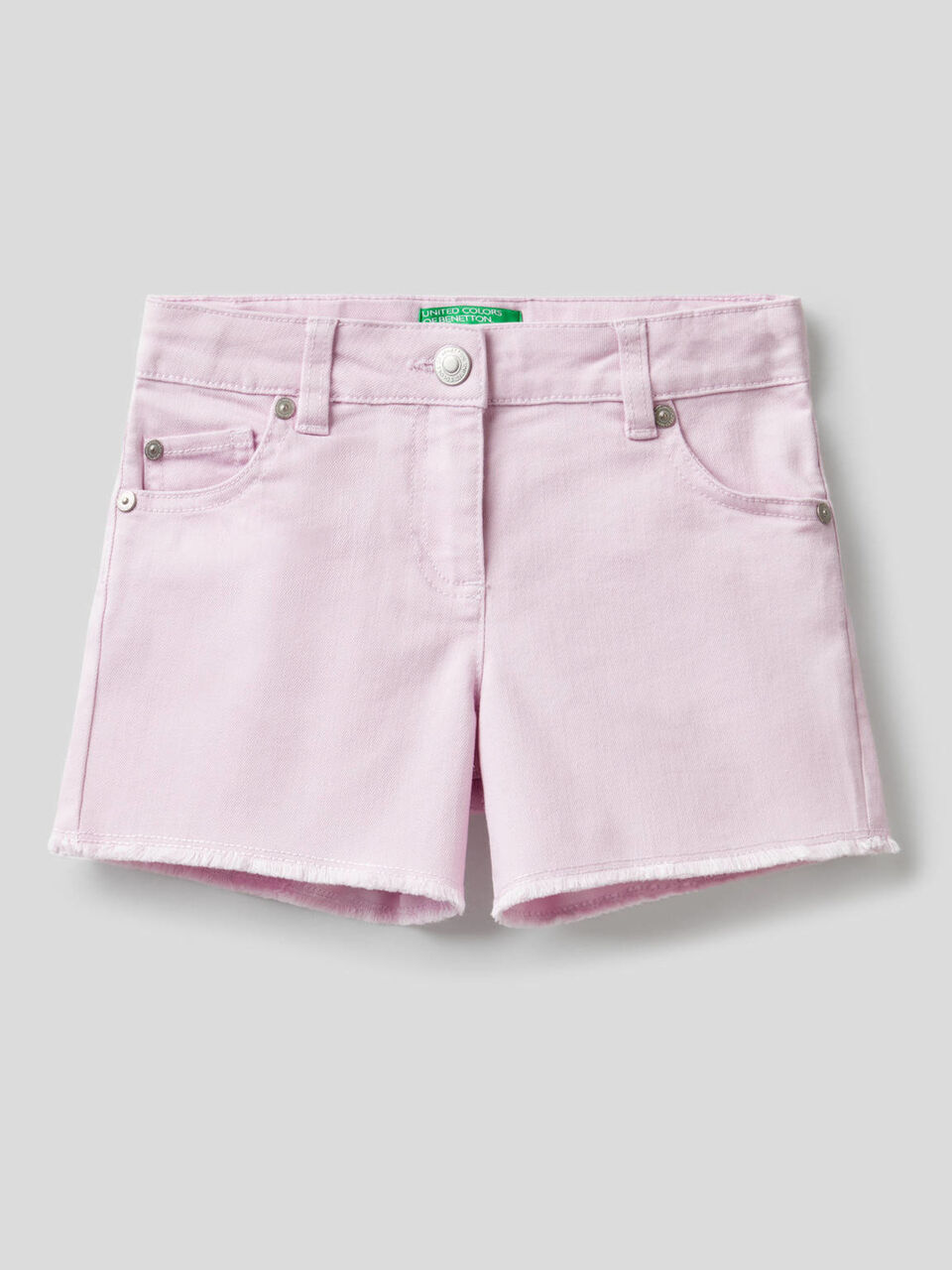 Pantalón corto de algodón elástico mixto image number 1
