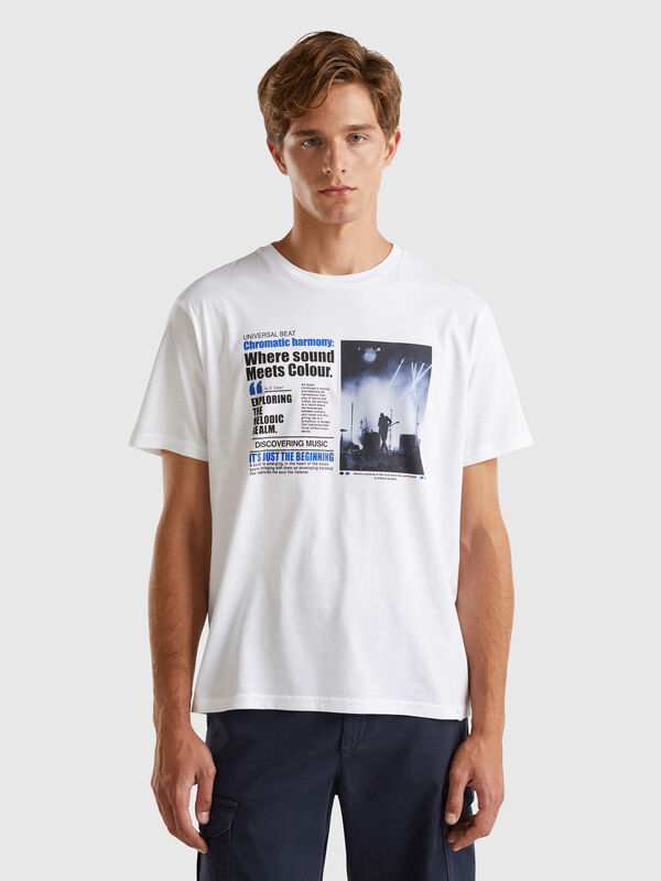 Camiseta con estampado fotográfico Hombre