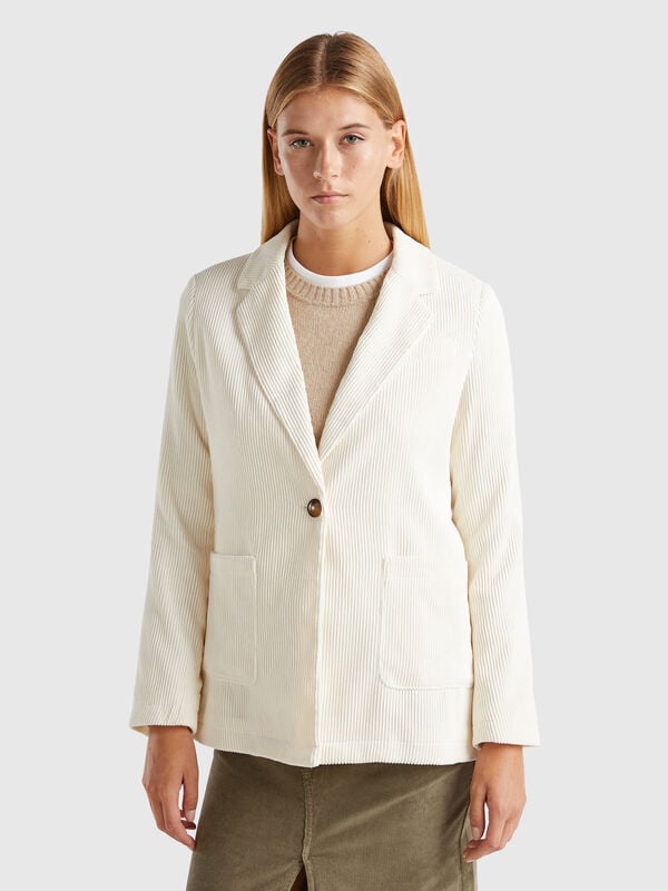Blazer de pana fina Mujer