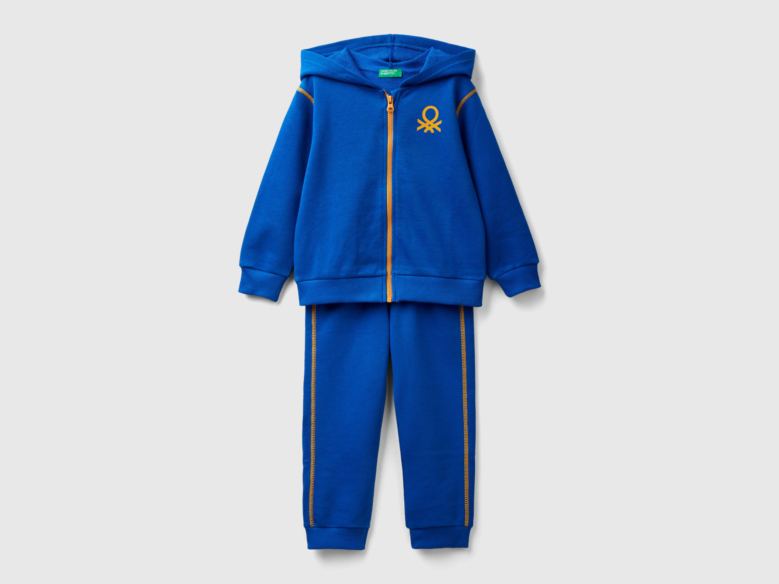 Chandal de felpa de 100 algodon Azulado Benetton