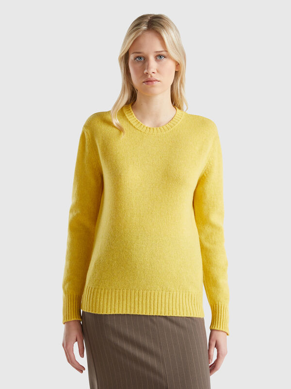 Jersey de pura lana Shetland Mujer