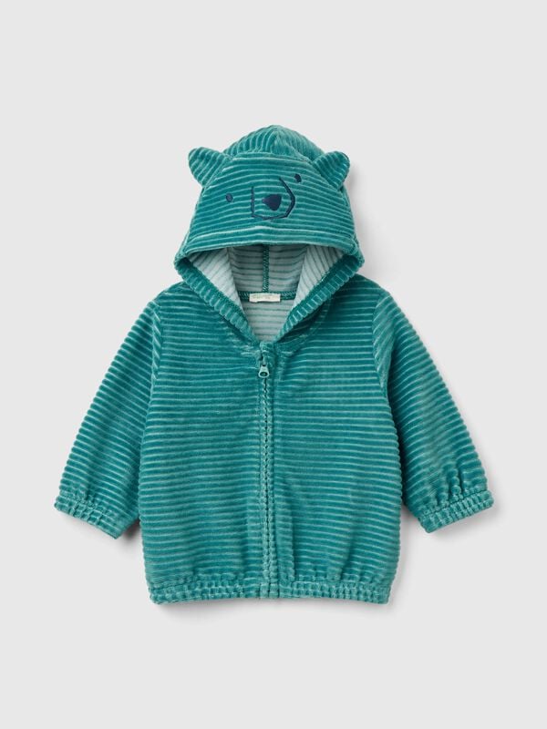 Sudadera de chenilla con capucha Recién nacidos