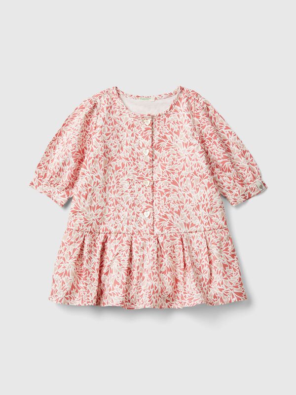 Vestido de corazones de viscosa Recién nacidos