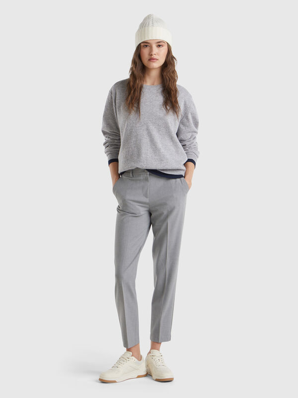 Pantalones en tejido  Mujer