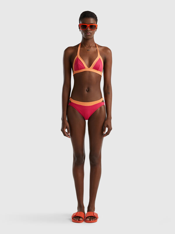 Braguita de bikini de ECONYL® con abertura Mujer
