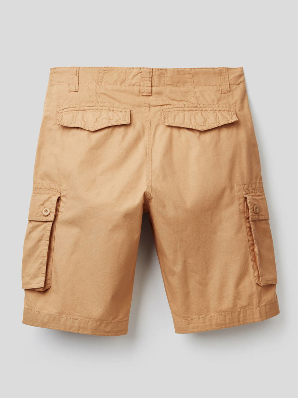 Bermudas cargo de 100% algodón image number 2