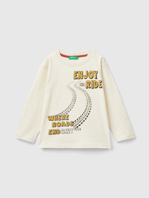 Camiseta con estampado luminiscente Niño