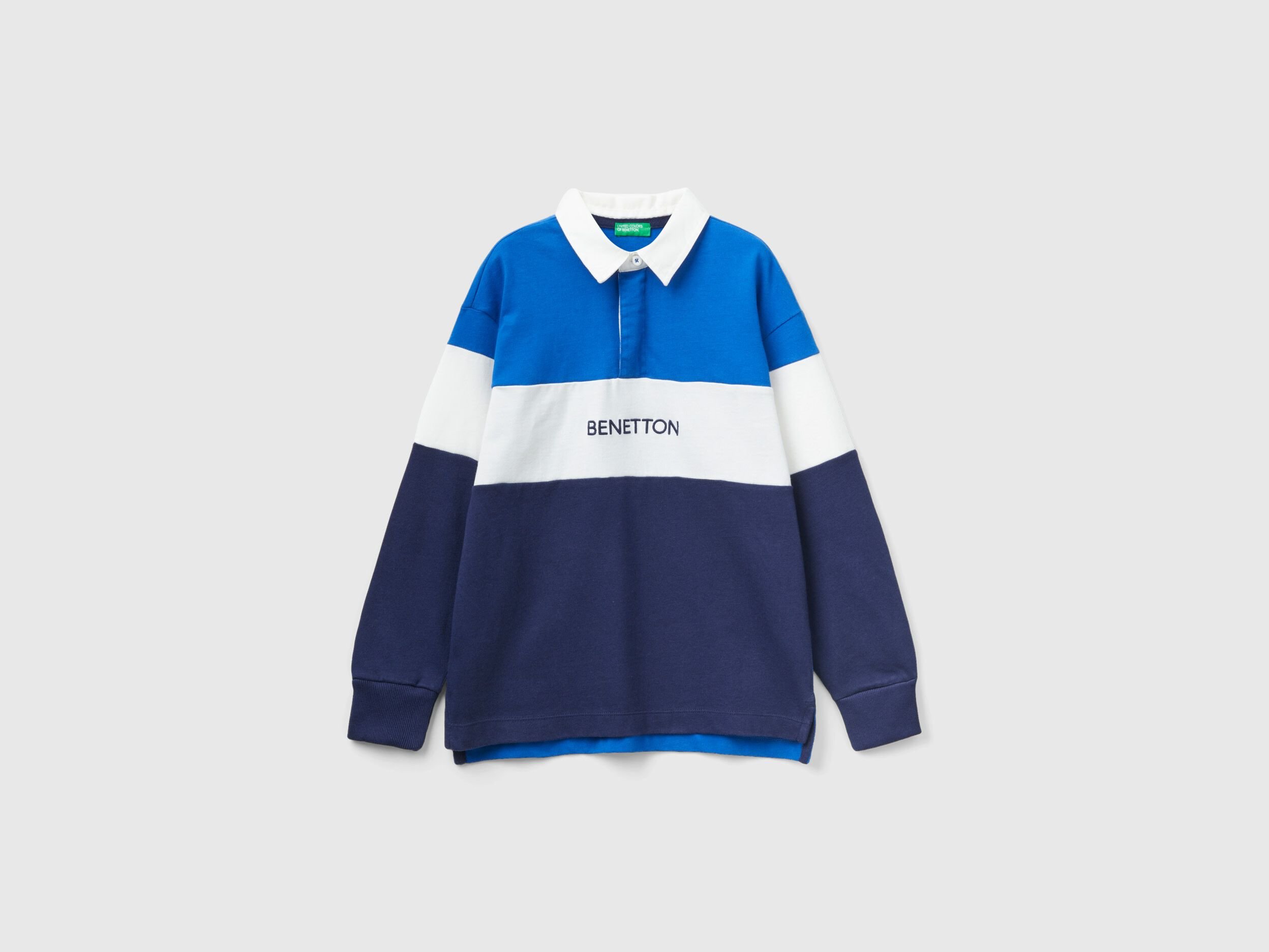 Polo manga larga benetton shop