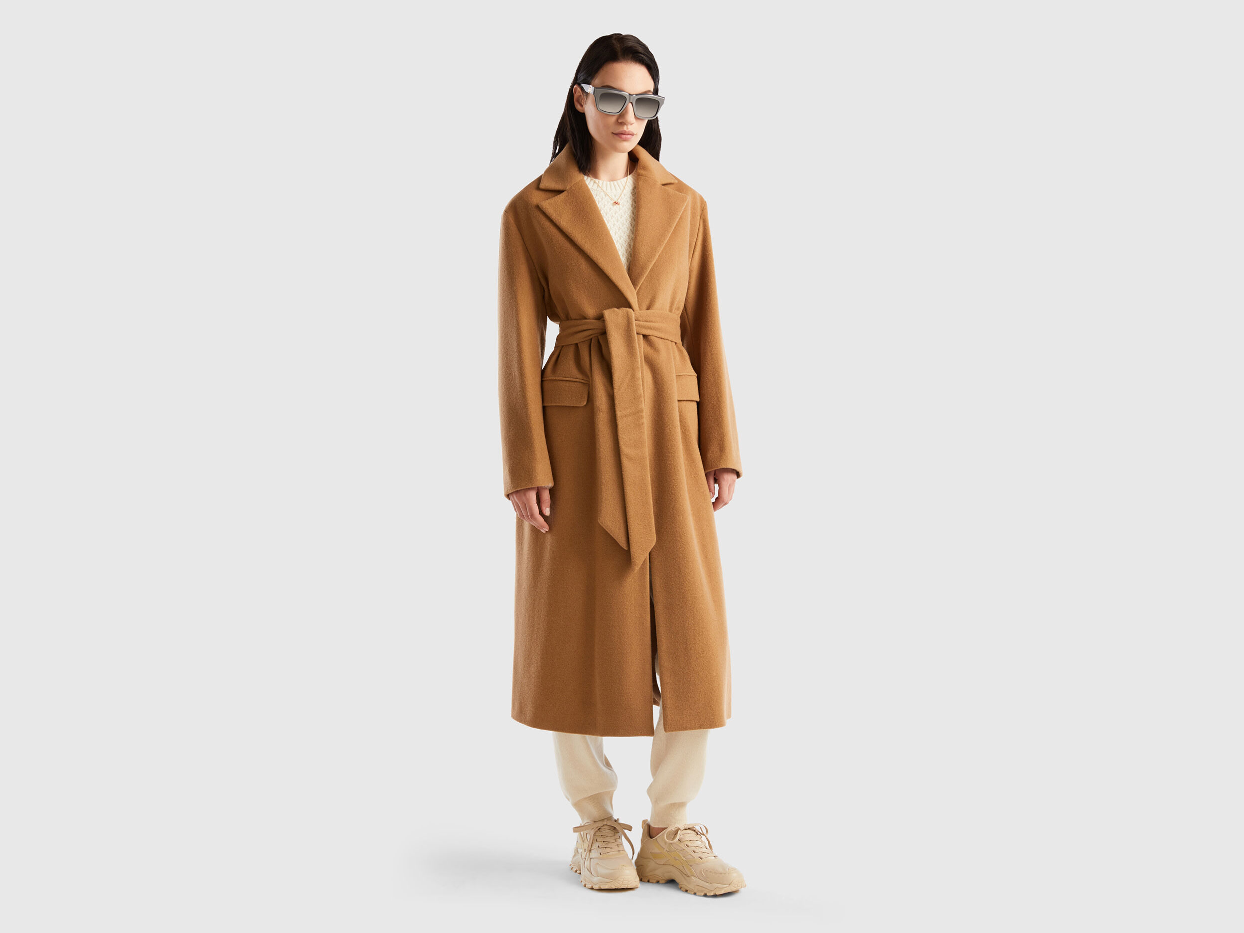 Abrigo camel sales mujer 2016