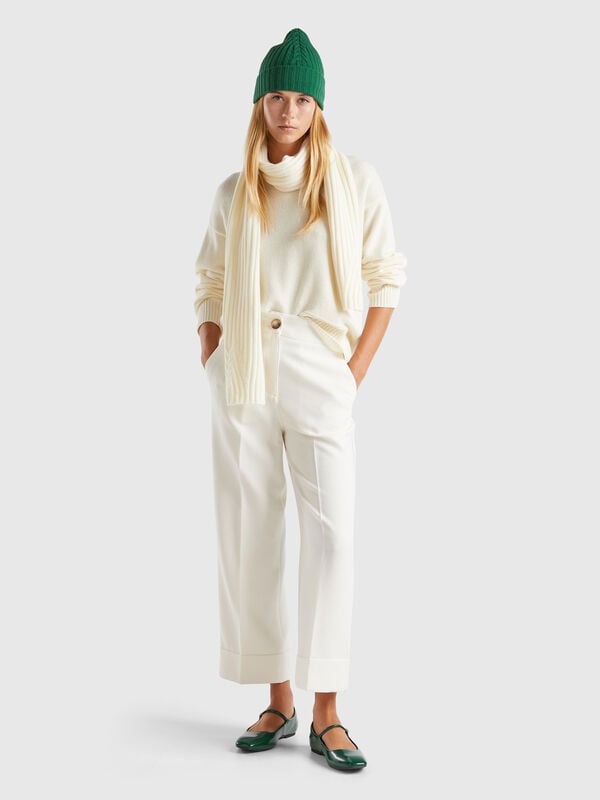 Pantalón con vuelta Mujer