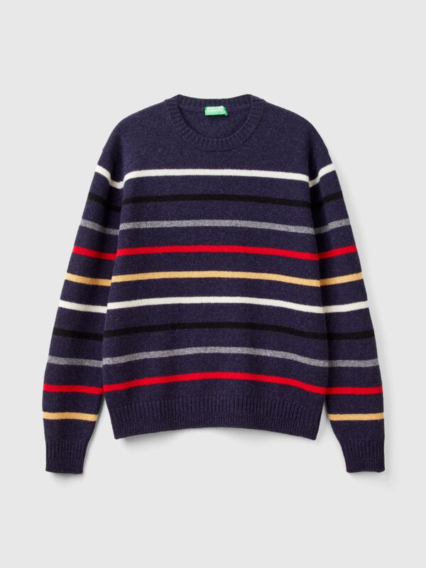 Jersey de pura lana Shetland Hombre