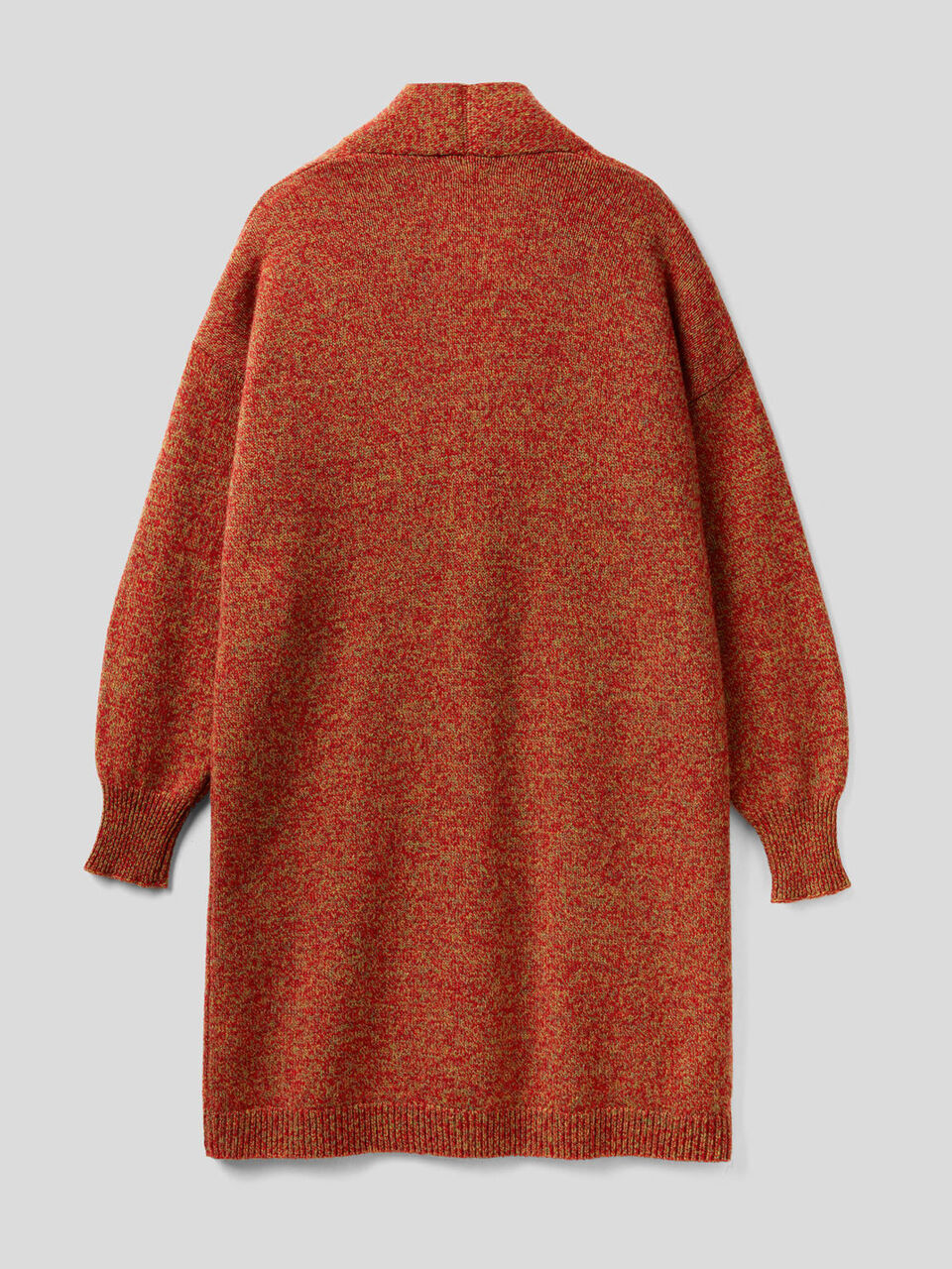 Abrigo de pura lana tricot Shetland image number 2
