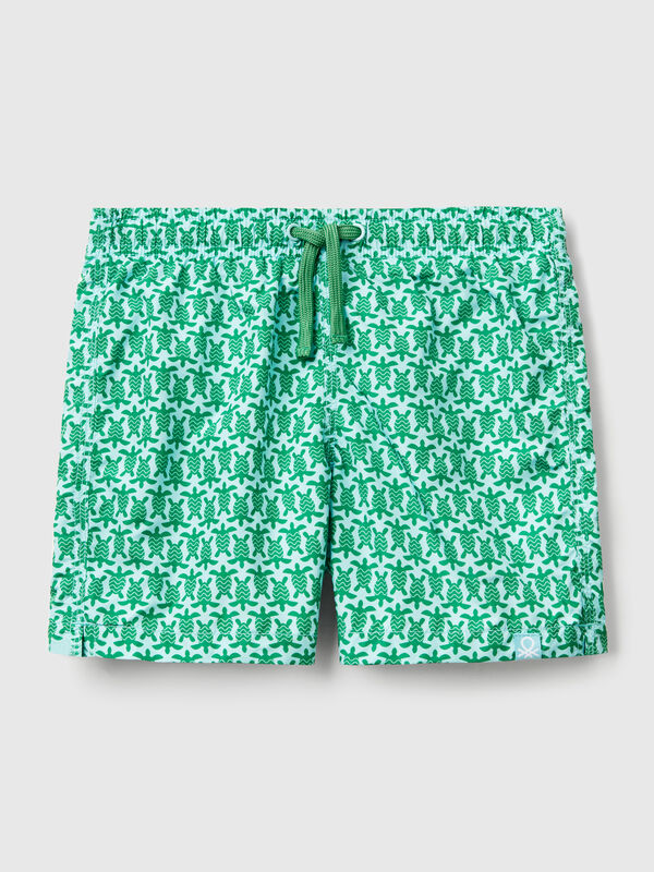 Bañador de nailon estampado Niño