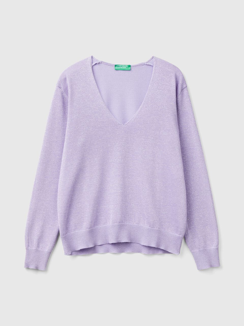 V NECK SWEATER L/S Mujer image number 1