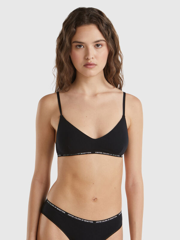 Sujetador brassiere de algodón elástico Mujer