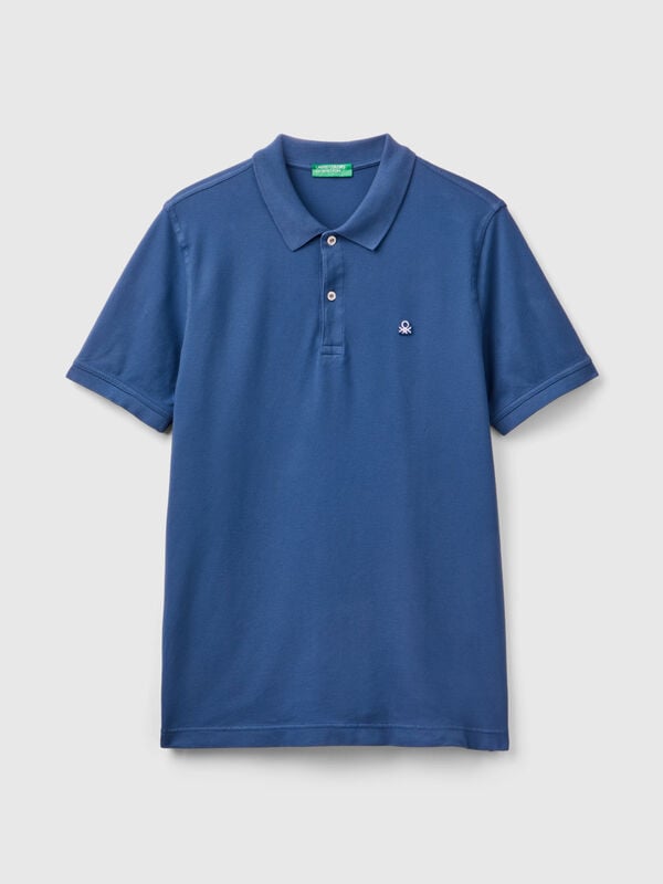 Polo Air Force Blue slim fit Hombre