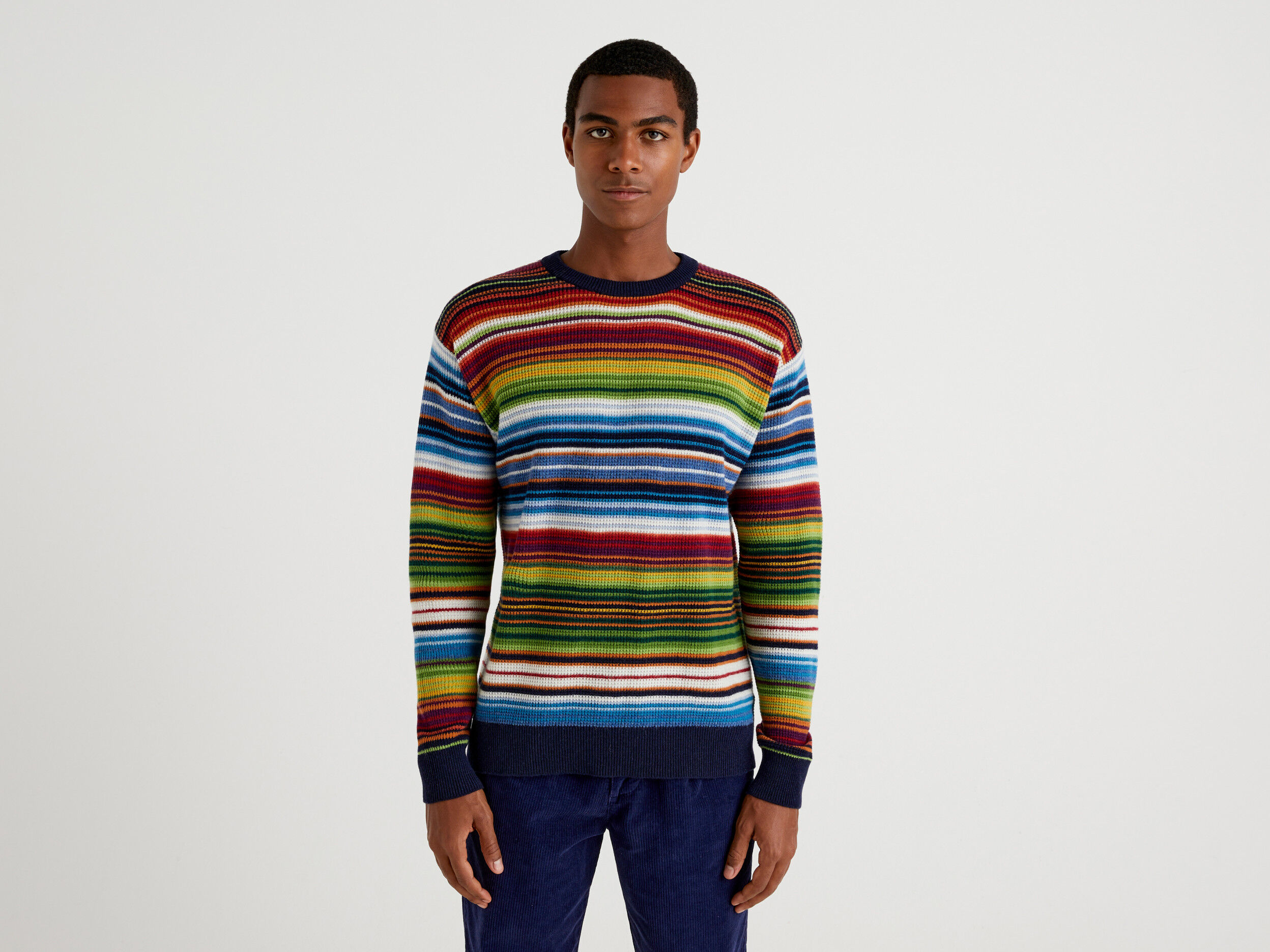 Jersey de rayas multicolores Multi color Benetton