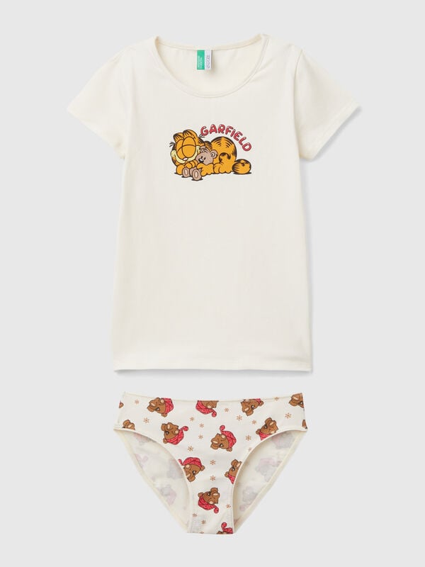 Conjunto de slip y camiseta Garfield ©2024 by Paws, Inc. Niña