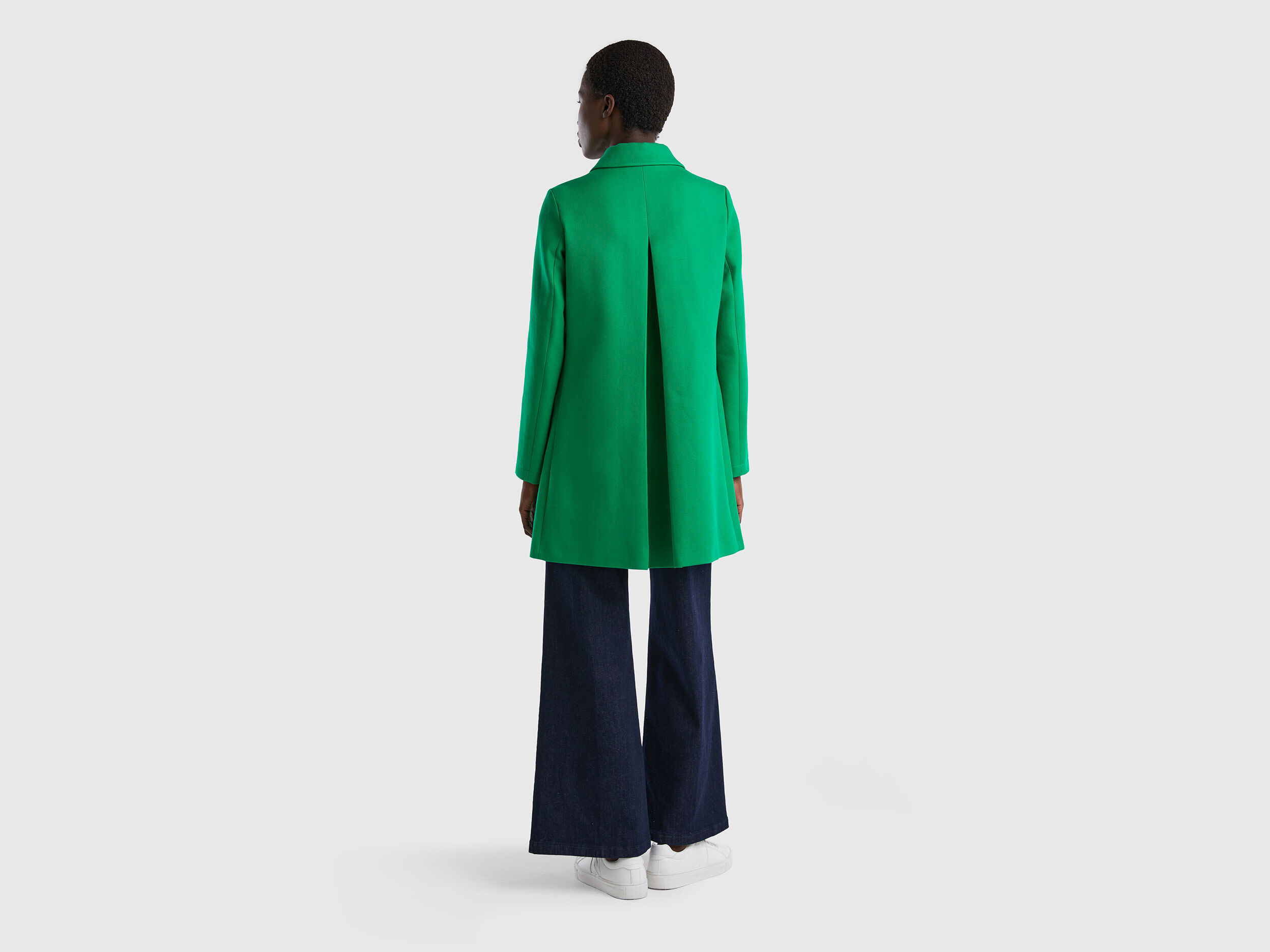 Abrigo verde pa帽o online